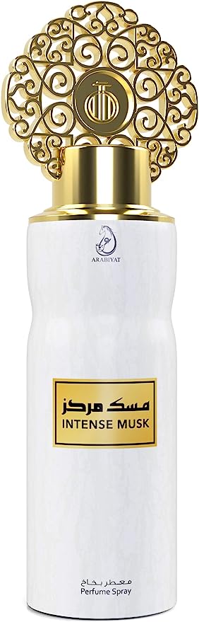ARABIYAT INTENSE MUSK Perfume Gift Set for Unisex, 100ml Eau de Parfum and 200ml Perfume Spray