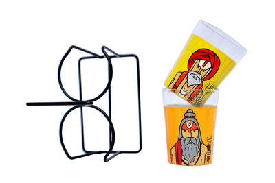 Cutting Chai Tapri glasses / Tea glasses - Sadhu (set of 2 & 6 glasses)