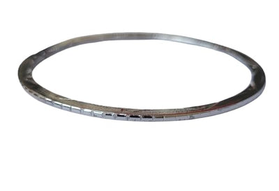 Bengali Kada stainless Steel Bangle| Noa | Nua  for Bengali Married women (Design 3)