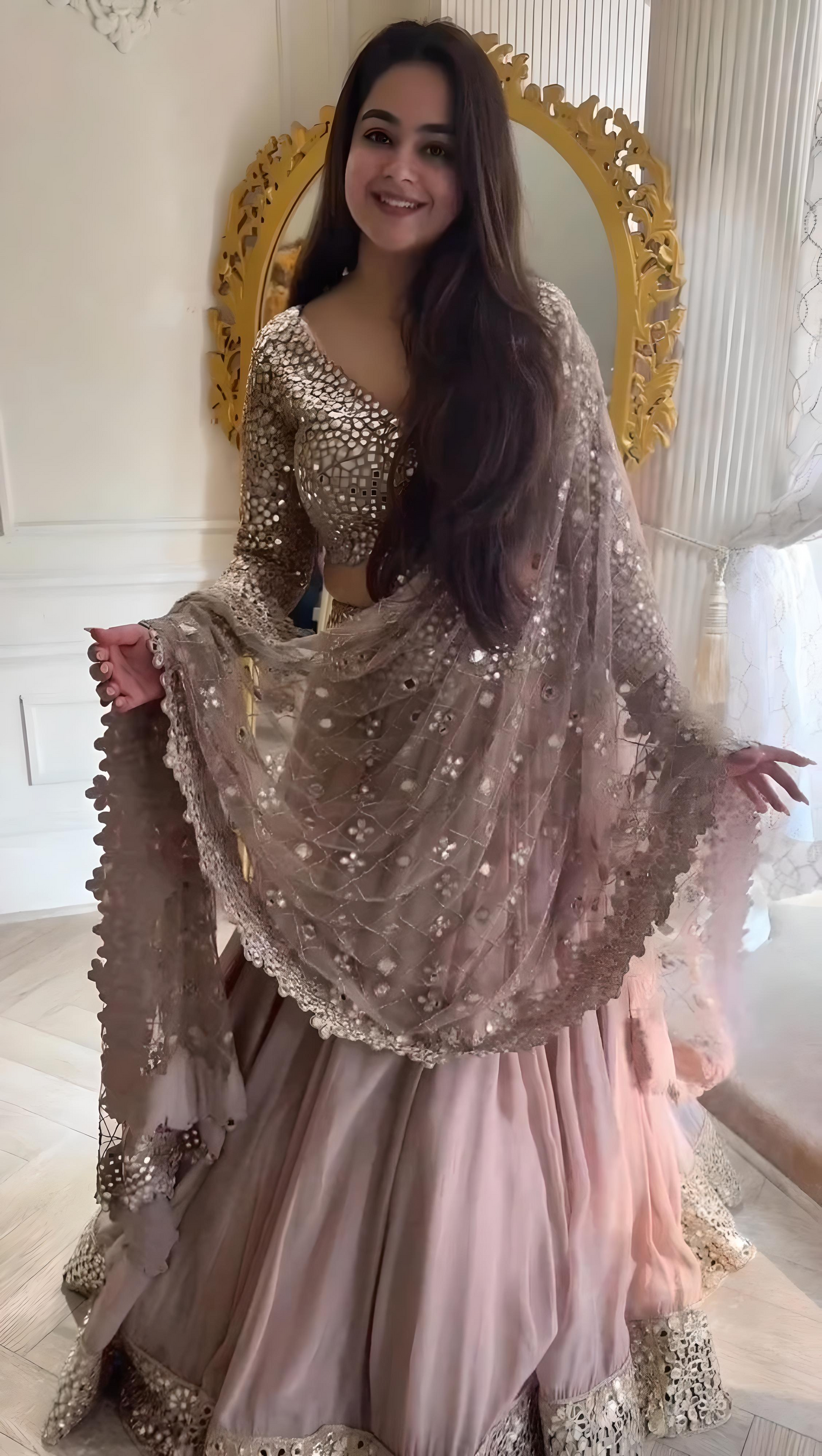 Lahenga Choli - Faux Georgette (Semi-Stitched)