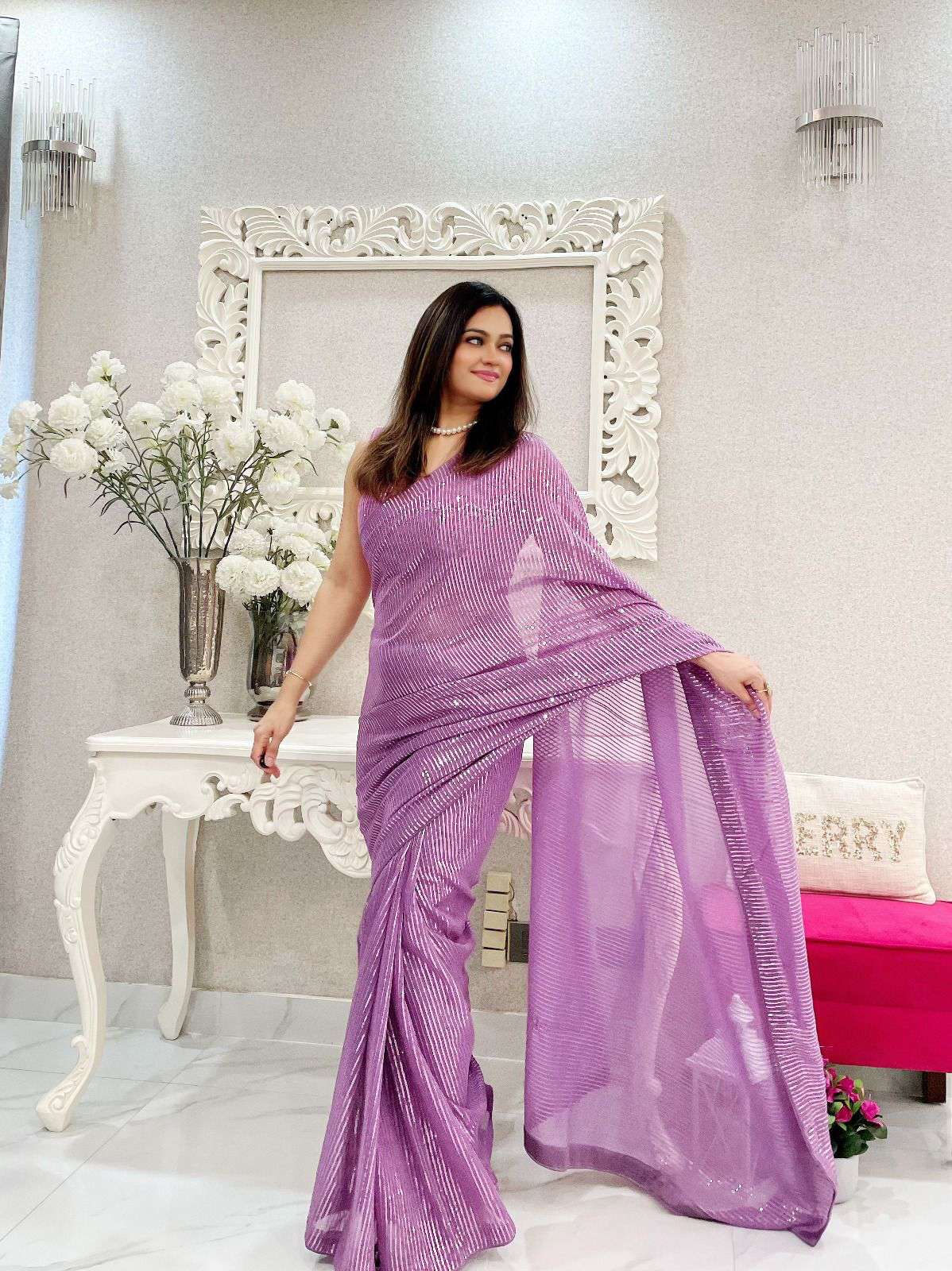 Georgette - Ready to wear Saree