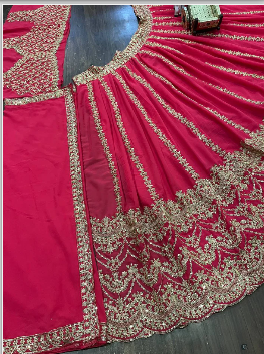 Lahenga Choli -  Georgette (Semi - Stitched)