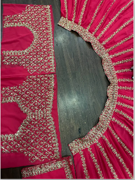 Lahenga Choli -  Georgette (Semi - Stitched)