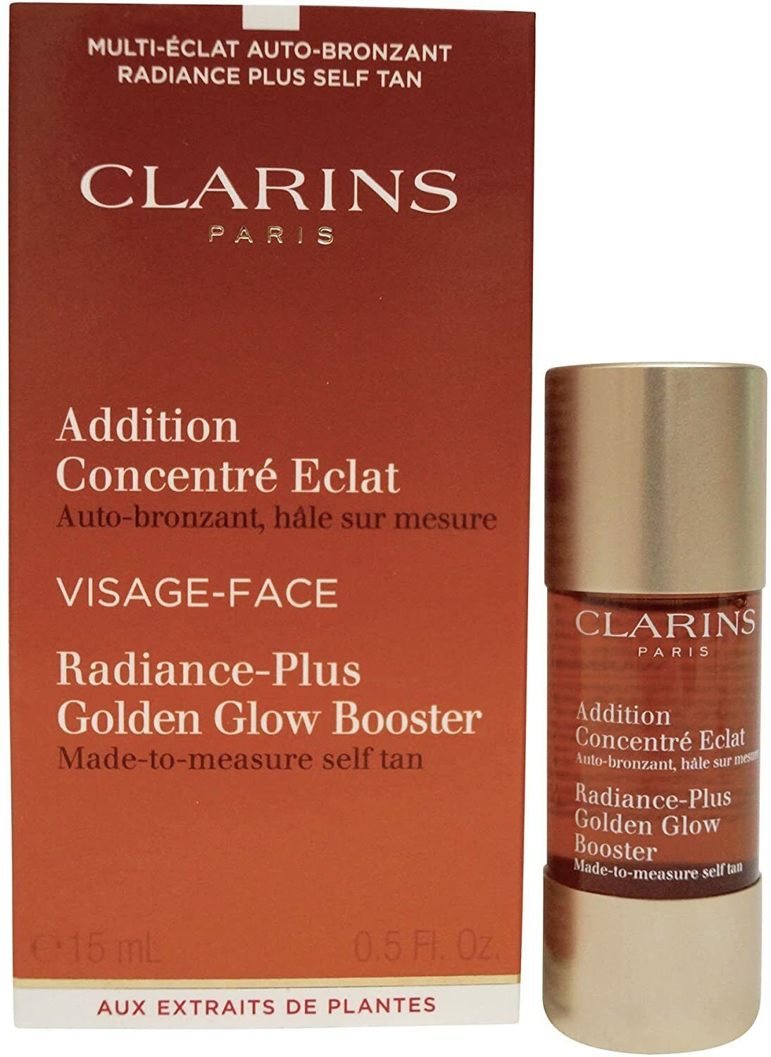 CLARINS Radiance-Plus Golden Glow Booster VISAGE-FACE 15ml Addition Concentré Eclat