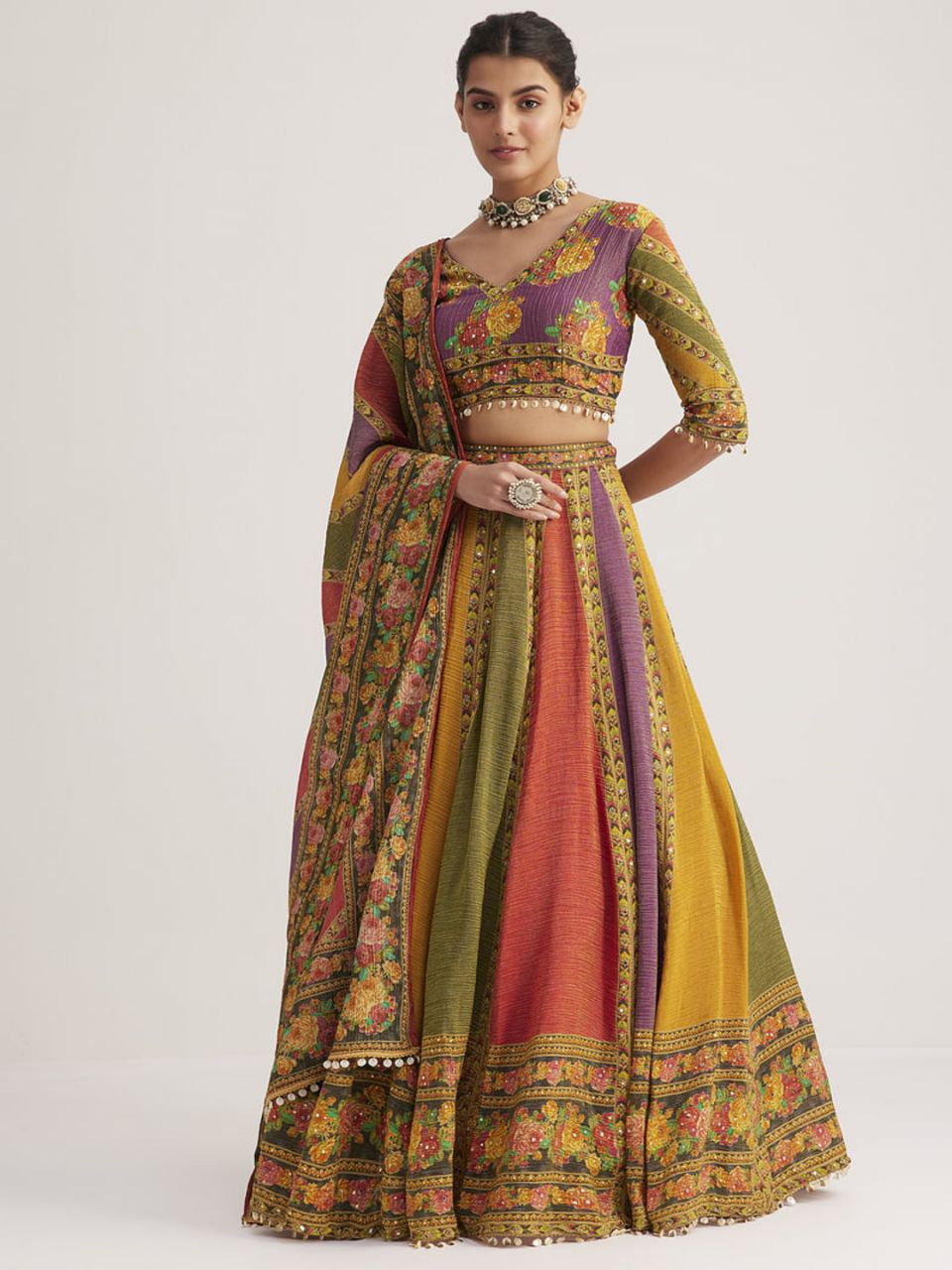 Lahenga Choli - Pure Organza Silk (Readytowear)