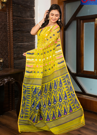 Pure Handloom Jamdani - Design 5