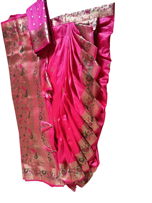 Stitched Marathi Nauvari Rich saree - Rajalaxmi style