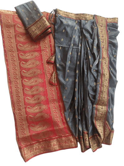 Stitched Nauvari saree - Rajalaxmi style