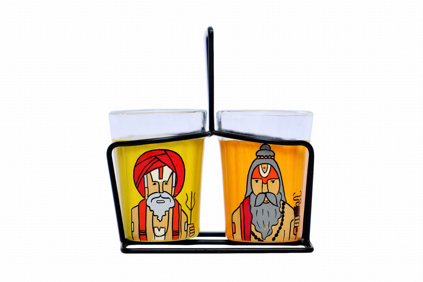 Tapri Tea Graphics Sadhu Cutting Chai Tea Tapri glasses | PRAAGNEEK UAE