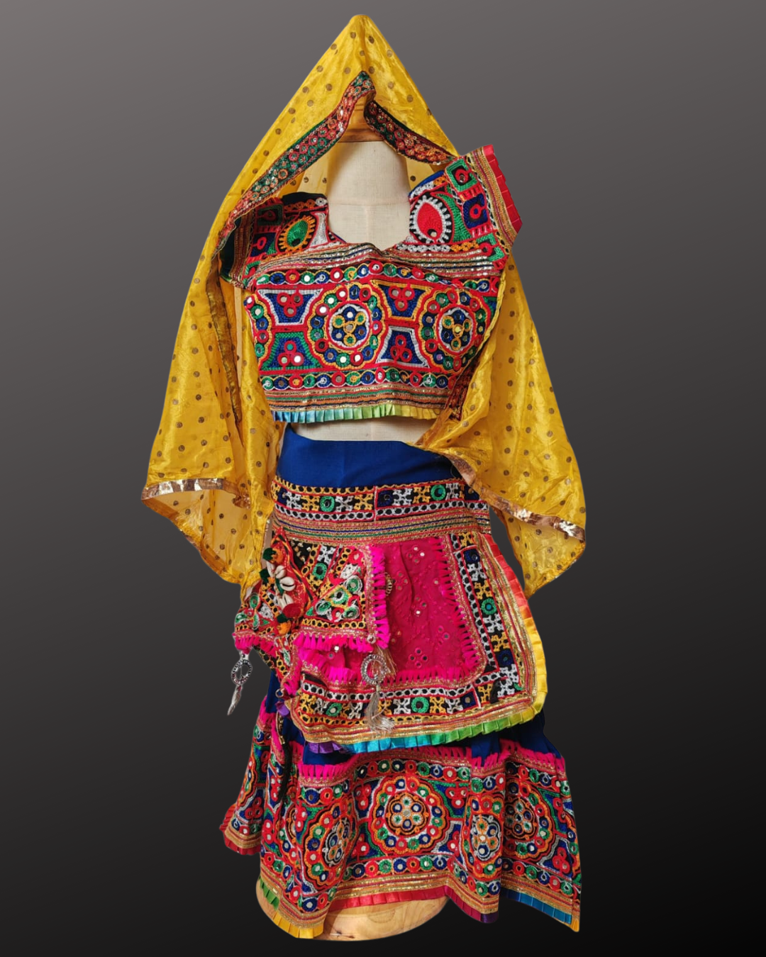 Navrati/Garba  Ghagra Choli -  Size 22 (Age group 3,4, 5 years)