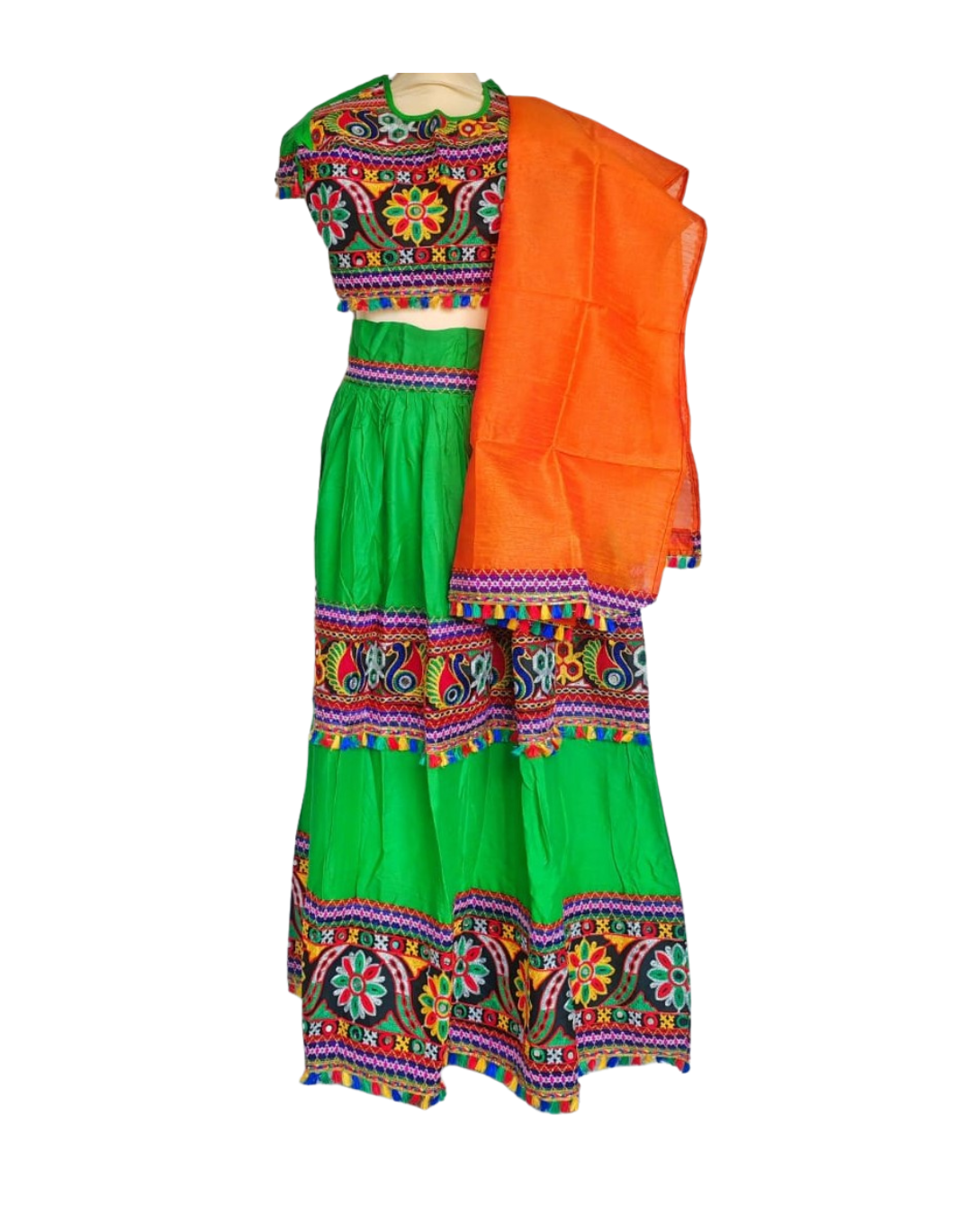 Navratri Garba Ghagra Choli -  Size 34 (11-12 years)