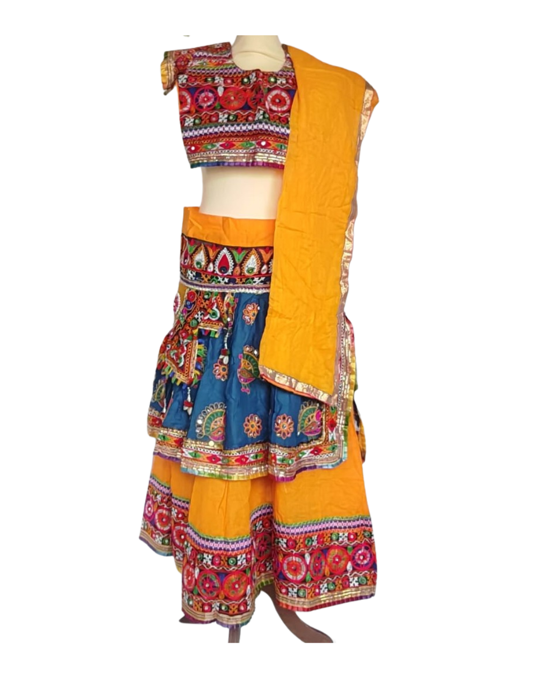 Navratri Garba Ghagra Choli -  Size 32 (10-11 years)