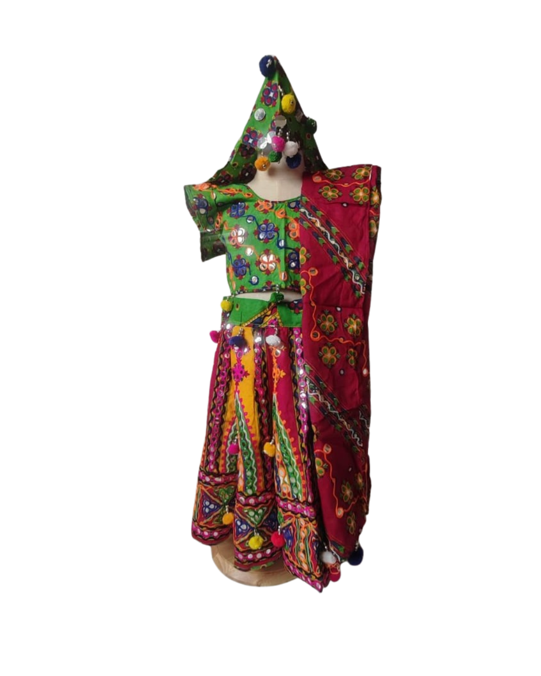 Navrati Garba Ghagra Choli -  Size 20 (2 to 3 years)