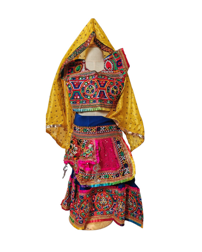 Navrati/Garba  Ghagra Choli -  Size 22 (Age group 3,4, 5 years)