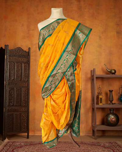 Stitched Nauvari saree - Brahamni style - Hip 60