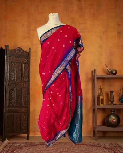 Stitched Nauvari saree - Brahamni style - Hip 60