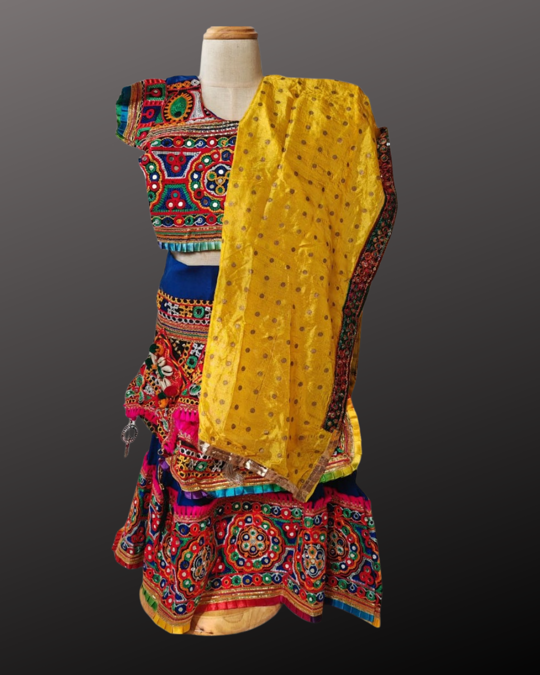 Navrati/Garba  Ghagra Choli -  Size 22 (Age group 3,4, 5 years)