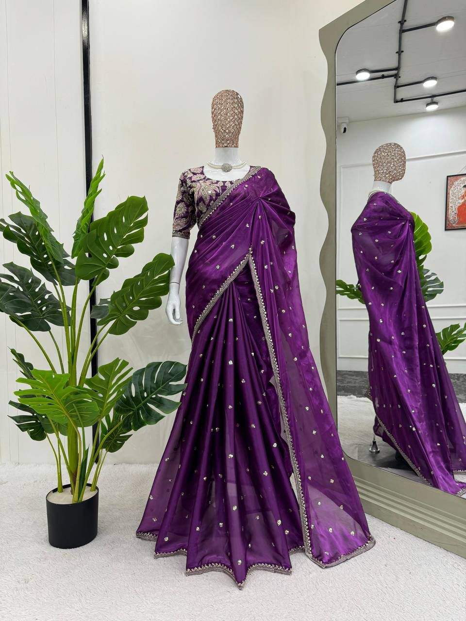 Organza - Readytowear Saree