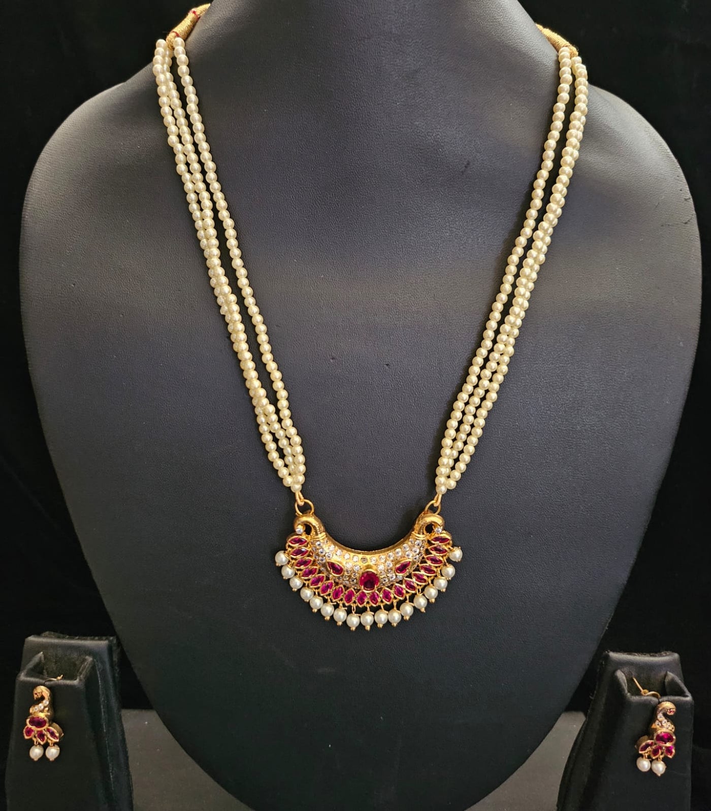 Tanmani Necklace Set - Long  [MUNOV27]