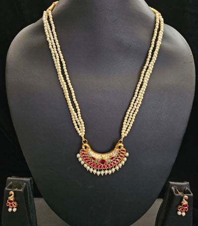 Tanmani Necklace Set - Long  [MUNOV27]