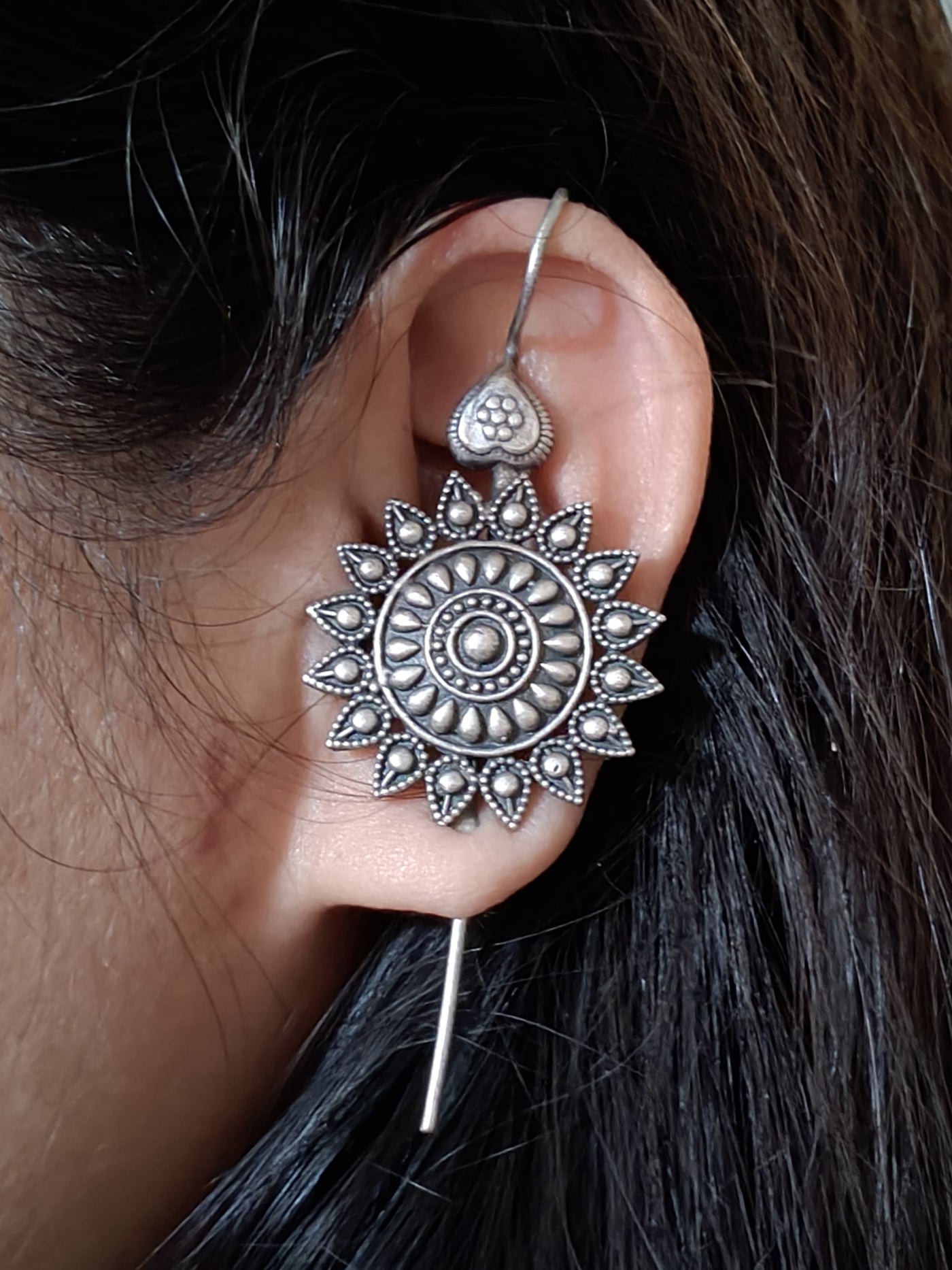 German Silver Ear Cuffs