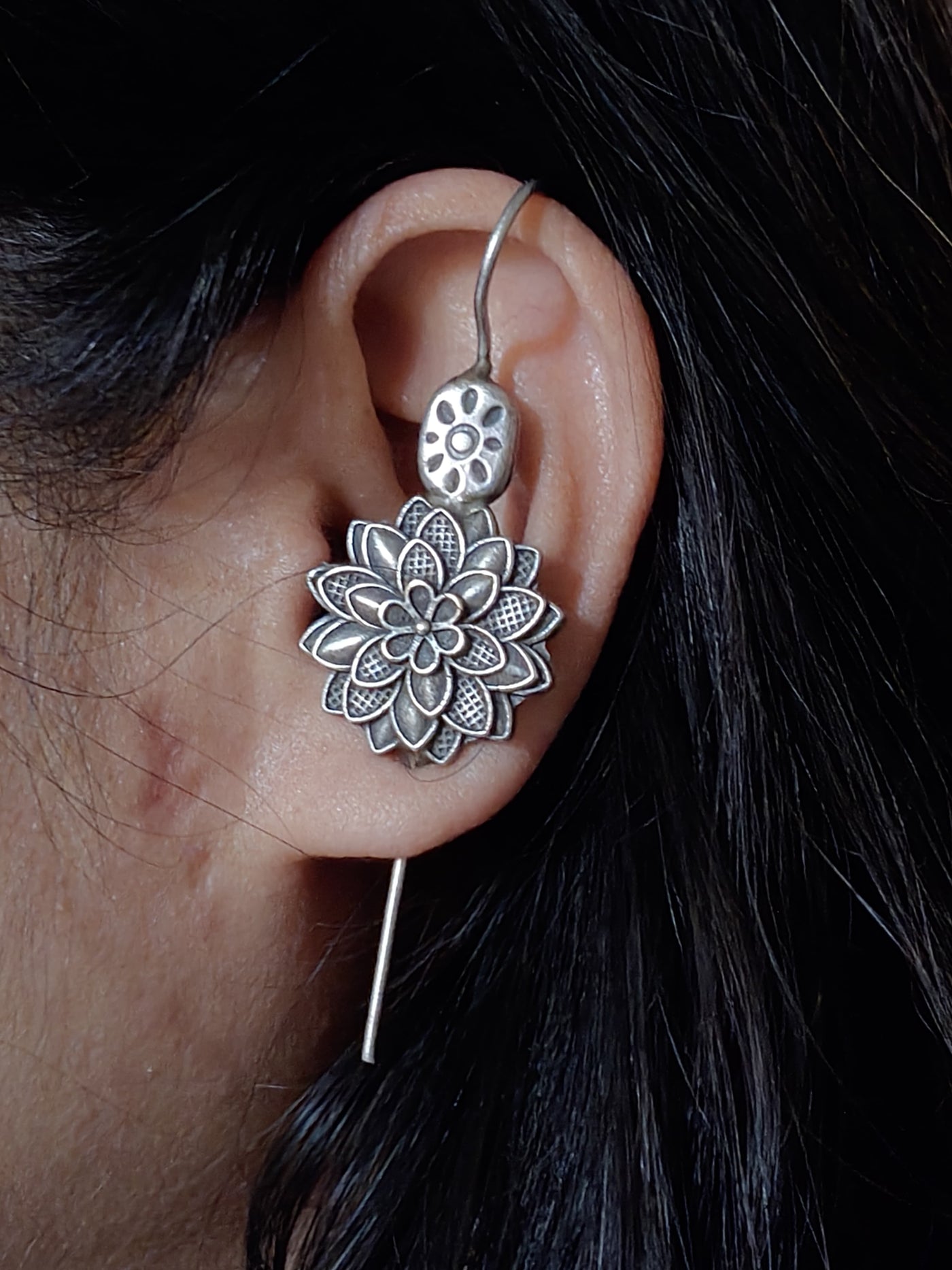 German Silver Ear Cuffs