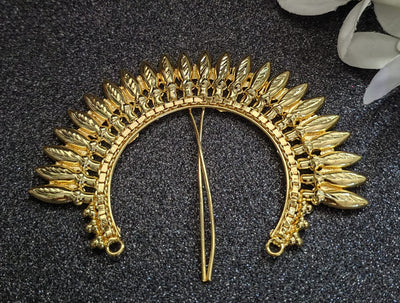 Hair Brooch / Hair Pin/ Ambada