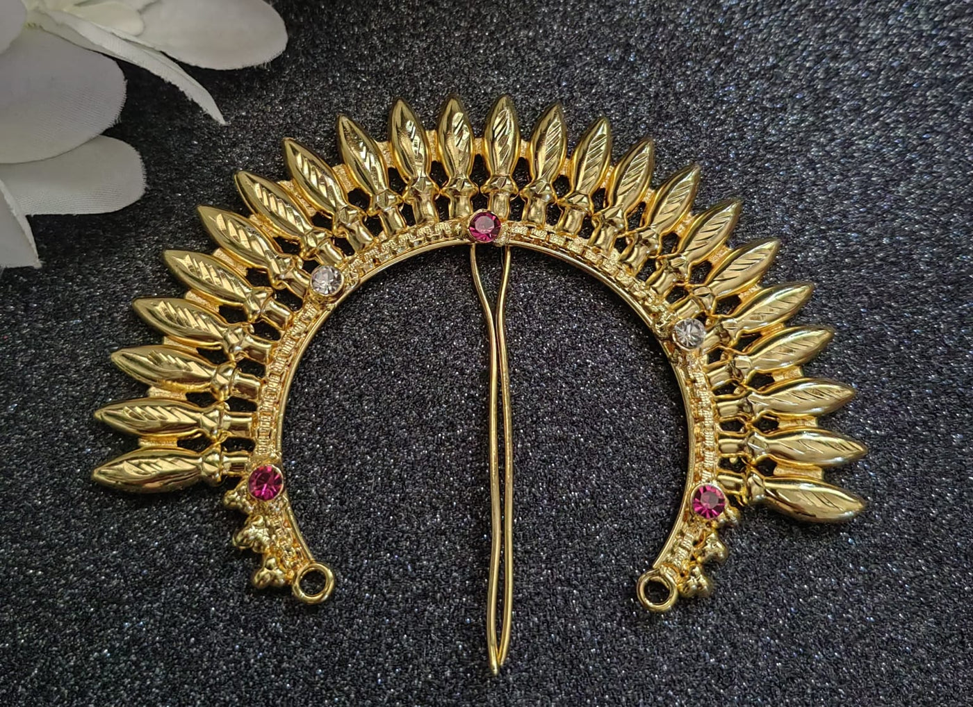 Hair Brooch / Hair Pin/ Ambada