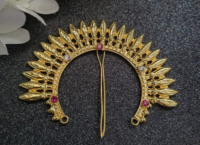 Hair Brooch / Hair Pin/ Ambada