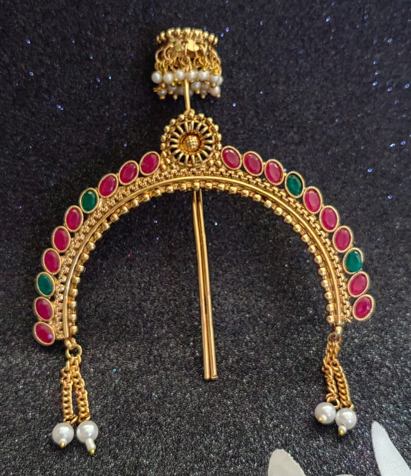 Hair Brooch / Hair Pin/ Ambada