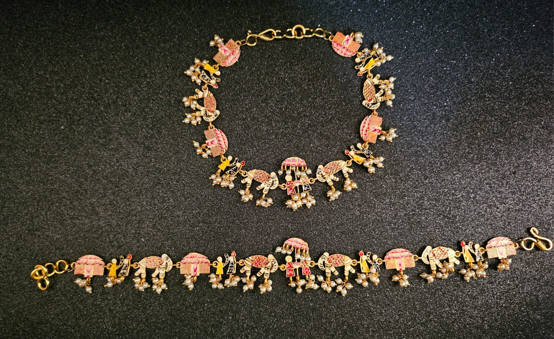 Baarat /Doli Anklets for Brides, Women and Girls – PRAAGNEEK