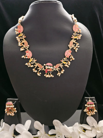 Baarat Necklace and Earring Set