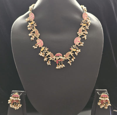 Baarat Necklace and Earring Set