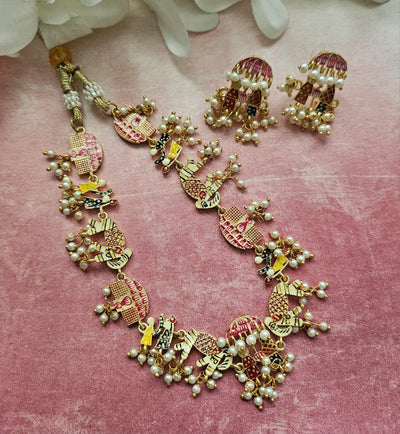 Baarat Necklace and Earring Set