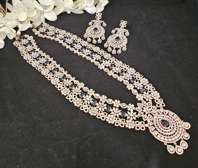 American Diamond Choker set with Earrings