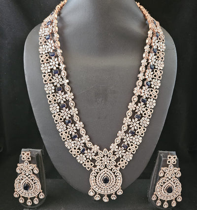 American Diamond Choker set with Earrings