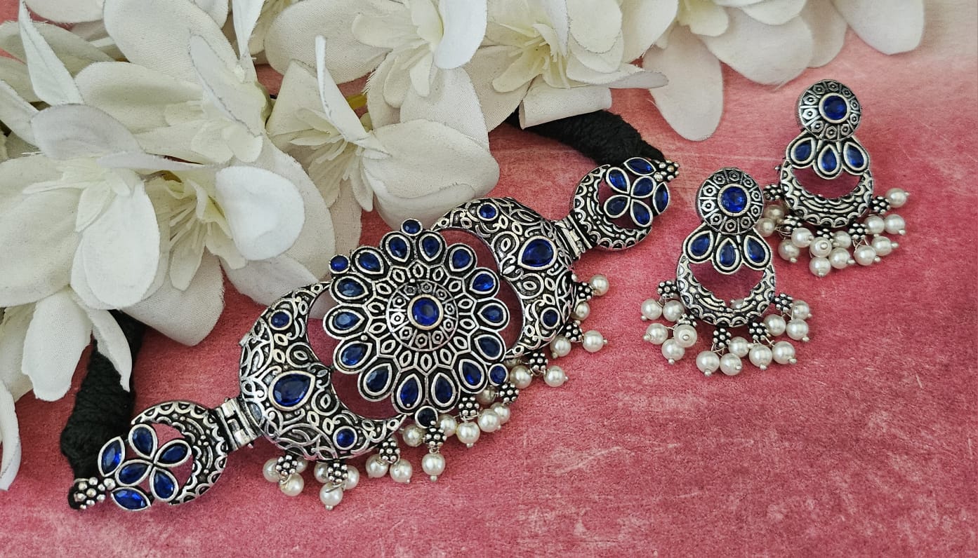 German Silver Choker