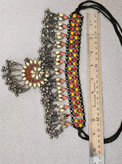 Afghani Black Polish Choker