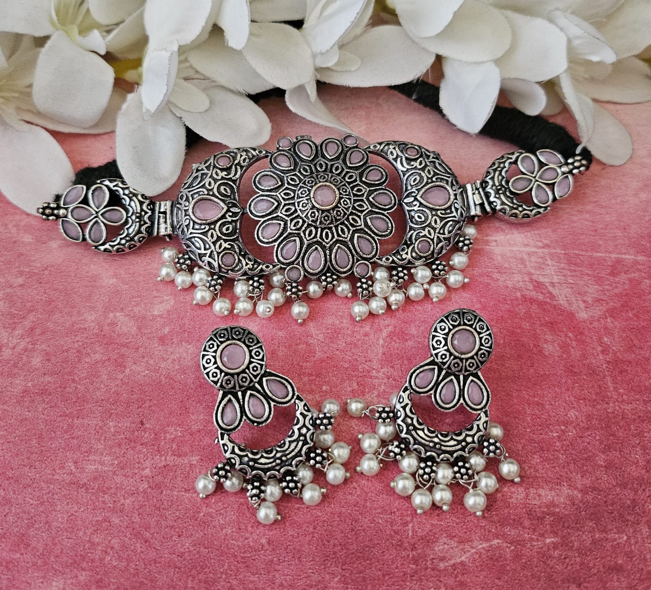German Silver Choker