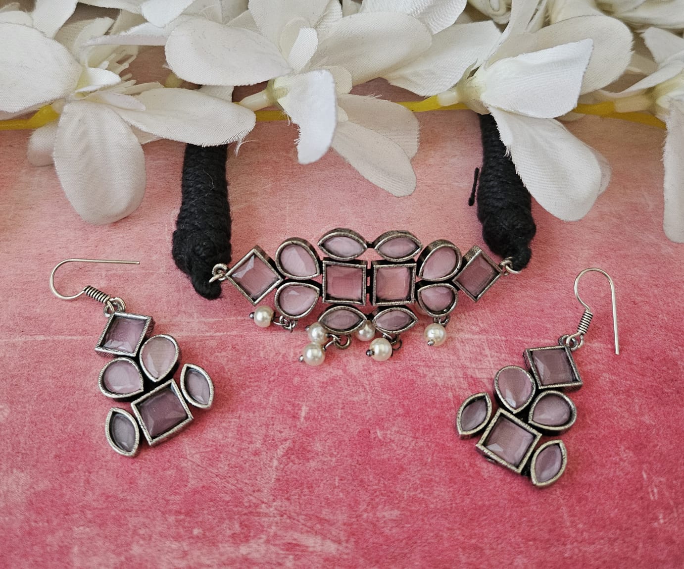 German Silver Choker necklace