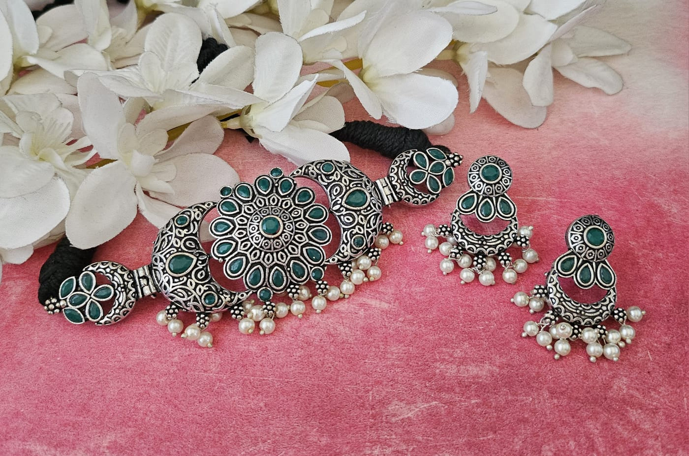 German Silver Choker