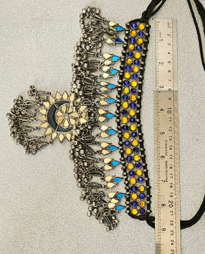 Afghani Black Polish Choker