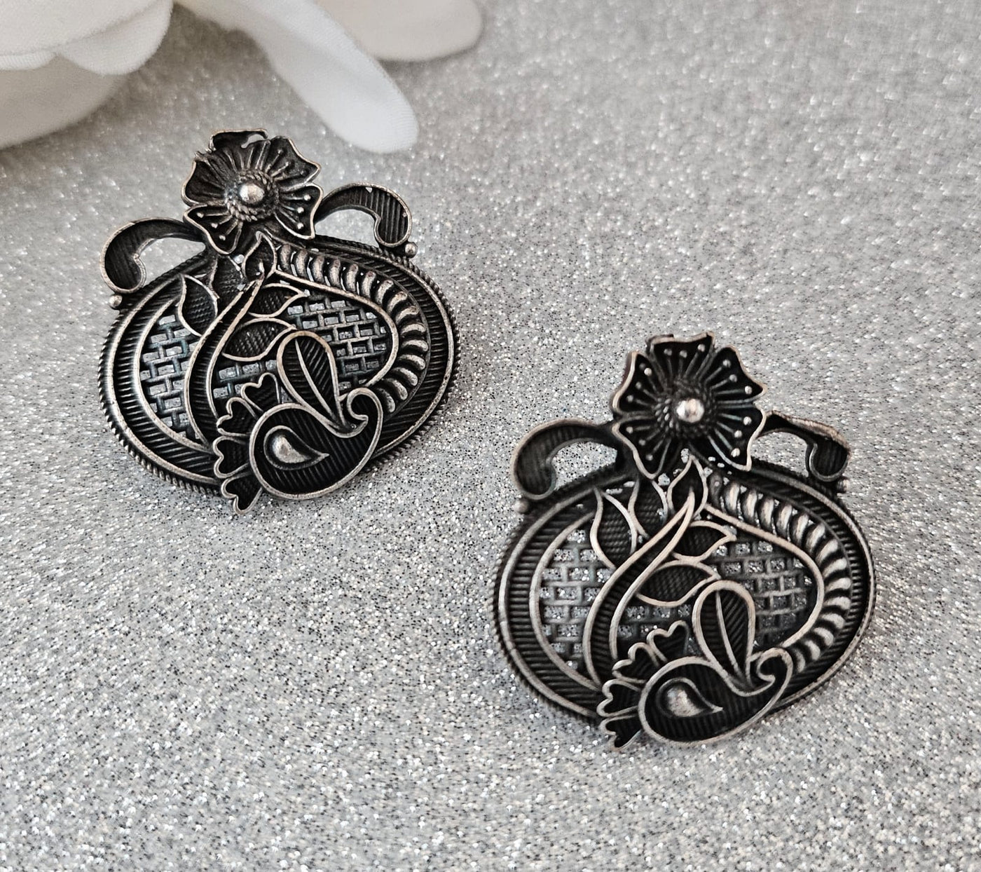 German Silver Earring