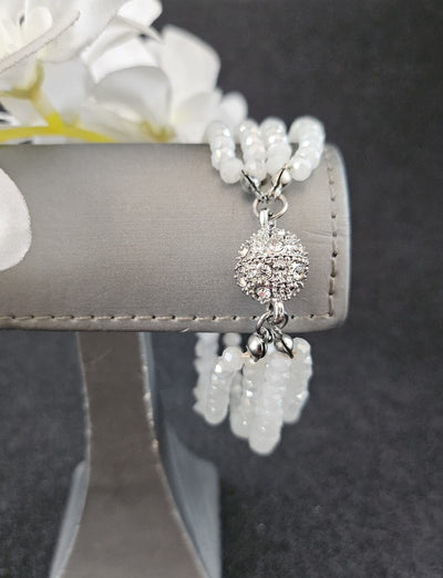Swarovski  Elecment Crystal and pave rhinestone bracelet