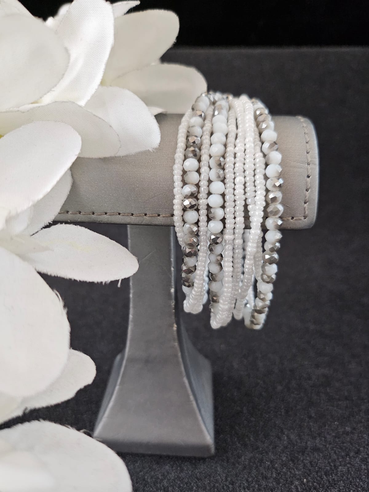 Swarovski Element Crystal and pave rhinestone bracelet