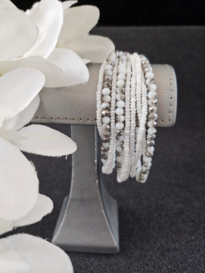 Swarovski Element Crystal and pave rhinestone bracelet