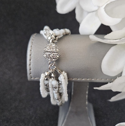 Swarovski Element Crystal and pave rhinestone bracelet
