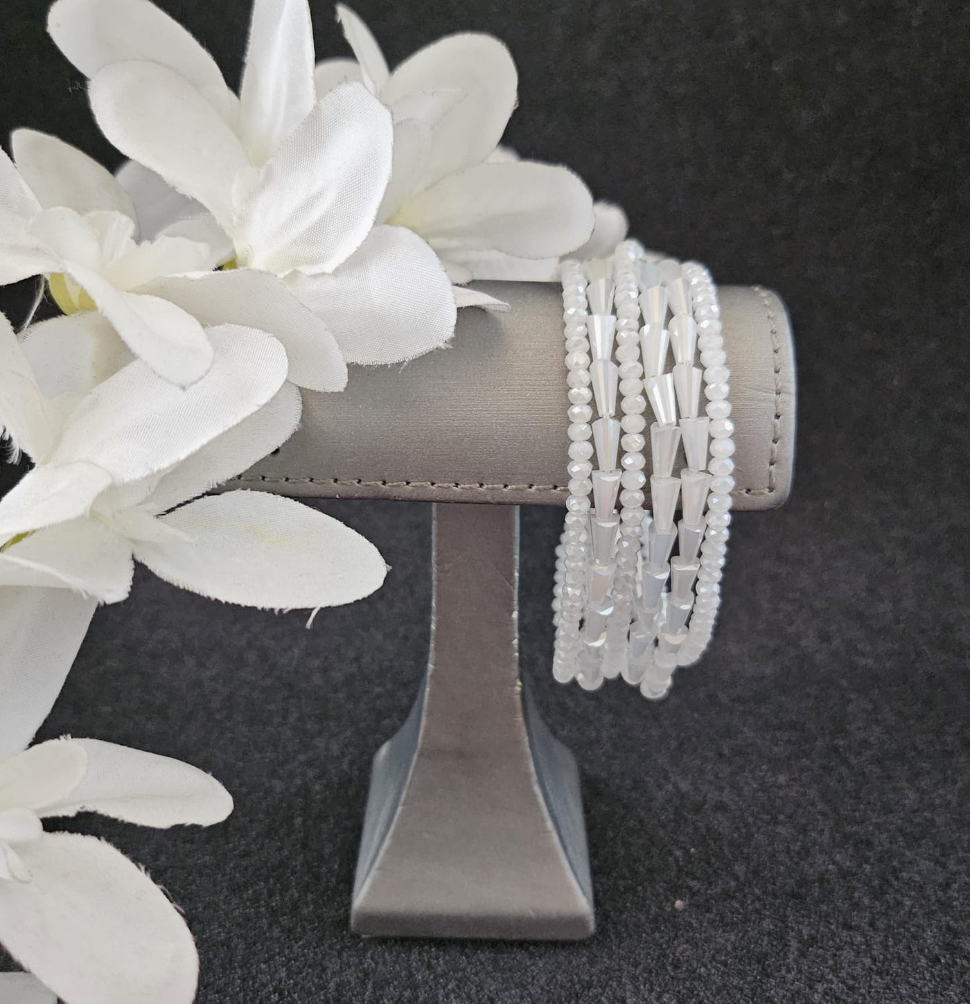 Pave rhinestone bracelet