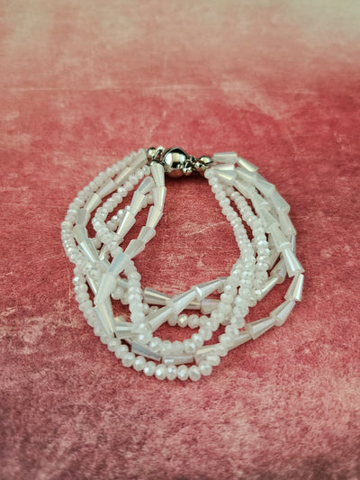 Pave rhinestone bracelet