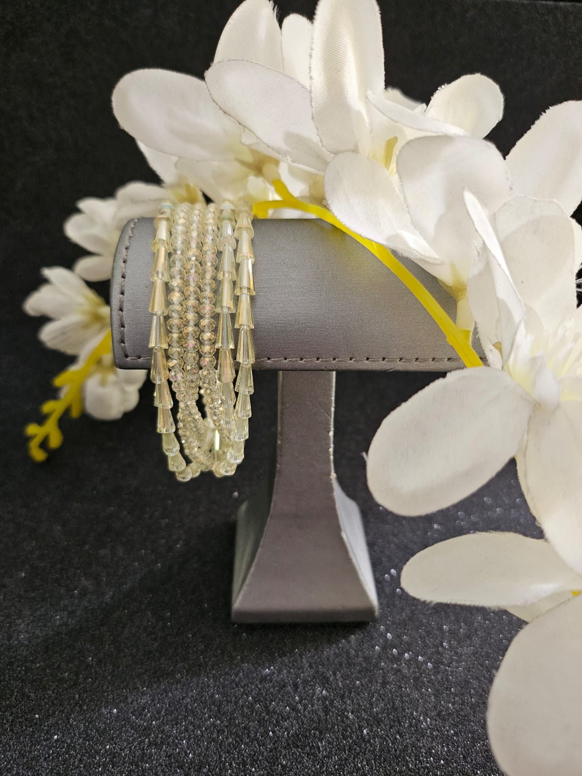Swarovski Element Crystal and pave rhinestone bracelet